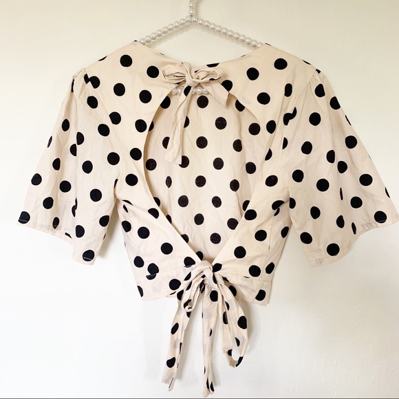 Rue Stiic Anthropologie Ember Top Polka Dot - Picture 4 of 10